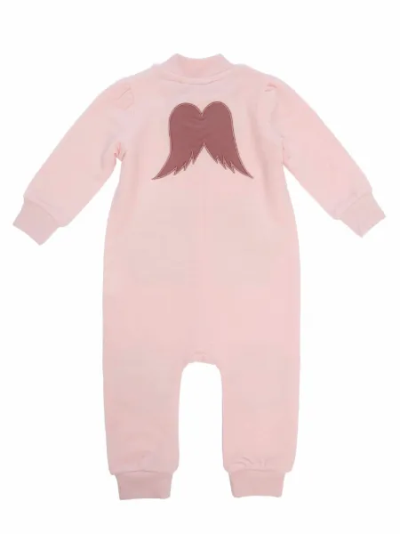 Bilde av WoolLand Bergen overall baby OldPink